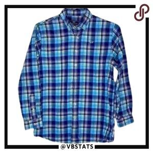 Vineyard Vines Boys Large (16-18) Blue-Purple LS